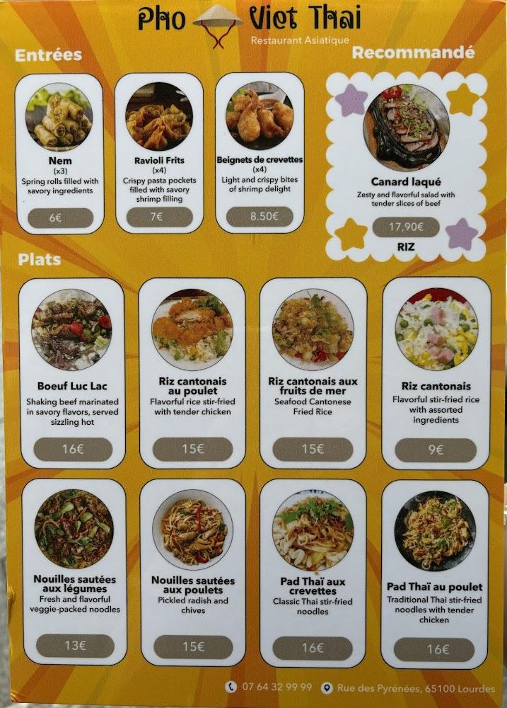 Pho Viet Thai - Menu Image 1